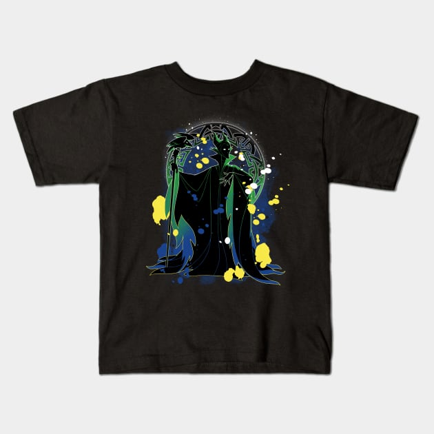 Maleficent Kids T-Shirt by xMorfina